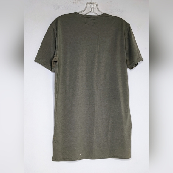 Cuts Clothing Olive Green Split-Hem - Picture 2 of 4